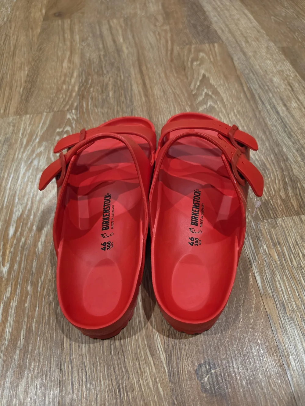 New Birkenstock Arizona EVA sandals red feature adjustable straps men’s 46 / 13
